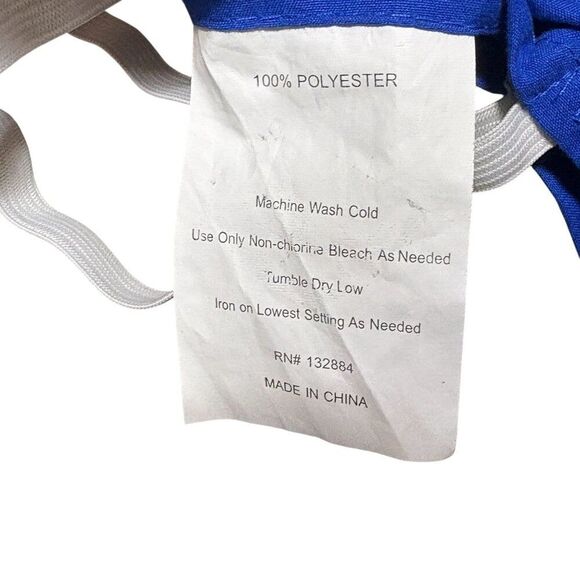 Twin Easy Fit Bed Ruffle Wrap Around Elastic Bed Skirt Easy Install Solid Royal - Picture 4 of 6